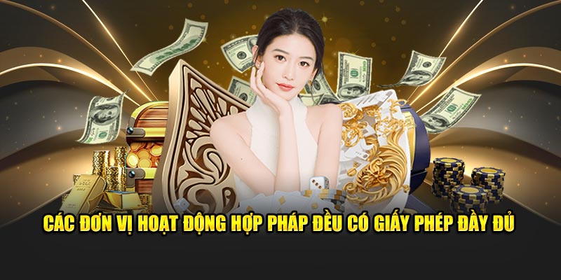 Các đơn vị hoạt động hợp pháp đều có giấy phép đầy đủ